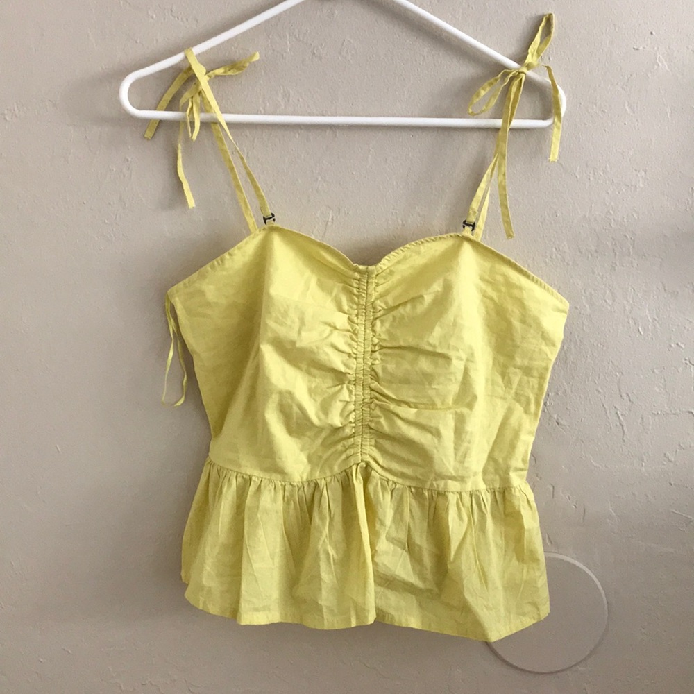Anthropologie peplum top